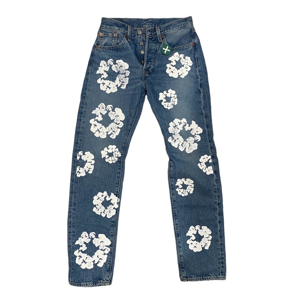 Denim Tears x Levi's Cotton Wreath Jean Light Wash